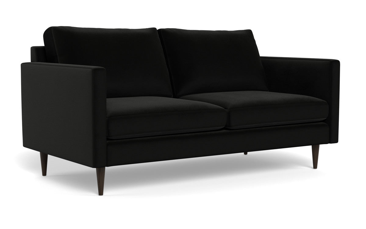 Wallace 69" Untufted Loveseat - Superb Gunmetal