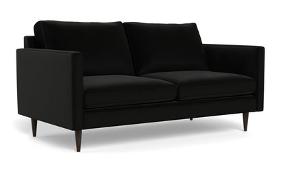 Wallace 69" Untufted Loveseat - Superb Gunmetal