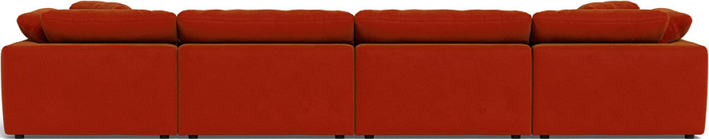 Fluffy 178" 4 Piece Sectional W/Double Otto - Superb Hacienda