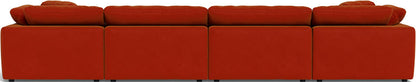 Fluffy 178" 4 Piece Sectional W/Double Otto - Superb Hacienda
