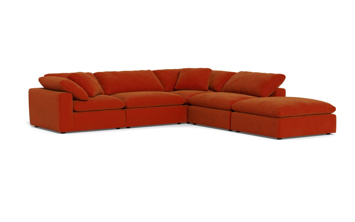Fluffy 133.5" 4 Piece Sectional w/Otto - Superb Hacienda