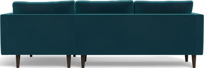 Ladybird 102" Right Chaise Sectional - Superb Peacock