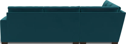 Mas Mesa 127" Deep Corner Sectional - Superb Peacock
