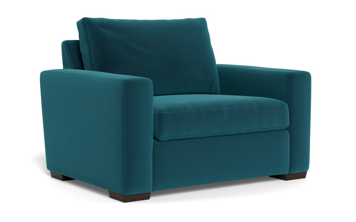 Mesa 52" Arm Chair - Superb Peacock