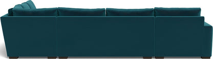 Mesa 156" Corner Sectionals w. Left Chaise - Superb Peacock