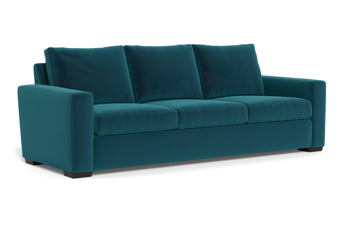 Mesa 101" Estate Sofa Superb Peacock Quick Ship -