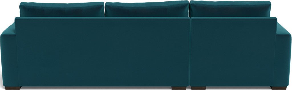 Mesa 123" Left Chaise Sectional - Superb Peacock