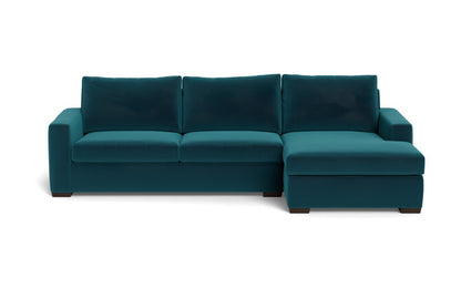 Mesa 123" Right Chaise Sectional - Superb Peacock