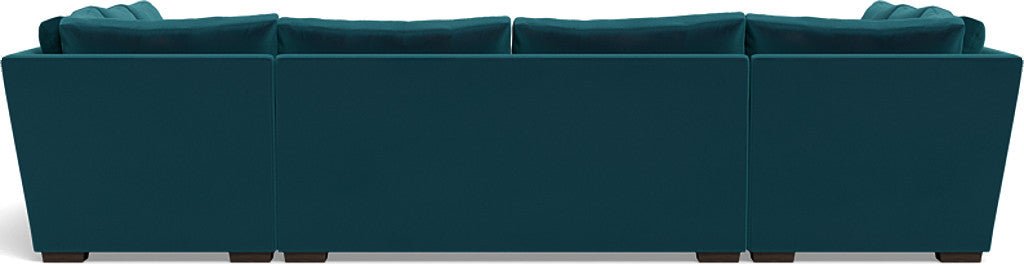 Mesa 154" Condo U Sectional - Superb Peacock