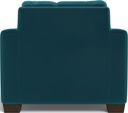 Track 36" Arm Chair - Superb Peacock