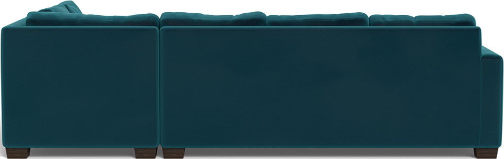 Track 121" Right Chaise Sleeper Sectional - Superb Peacock