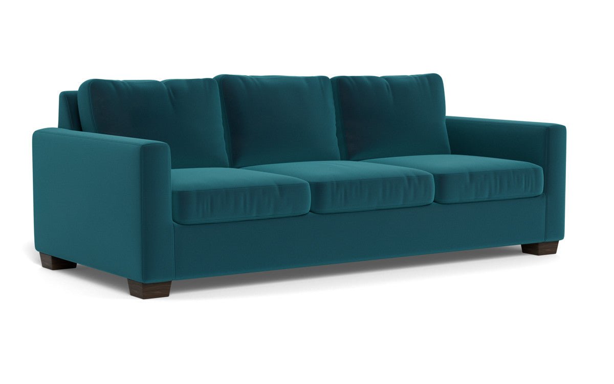 Track 87" Queen Sleeper Sofa - Superb Peacock