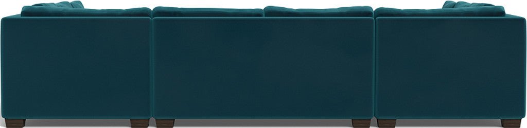 Track 141" Corner Sofa U Sectional - Superb Peacock