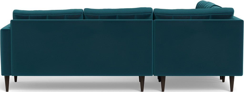 Wallace 102" Corner Sectional - Superb Peacock