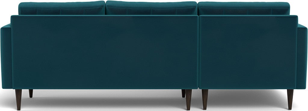 Wallace 98" Left Chaise Sectional - Superb Peacock