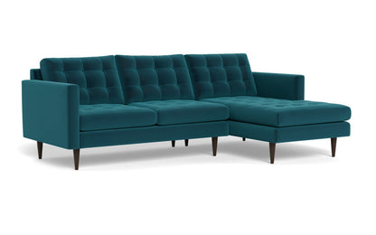 Wallace 98" Right Chaise Sectional - Superb Peacock