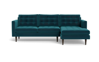 Wallace 98" Right Chaise Sectional - Superb Peacock