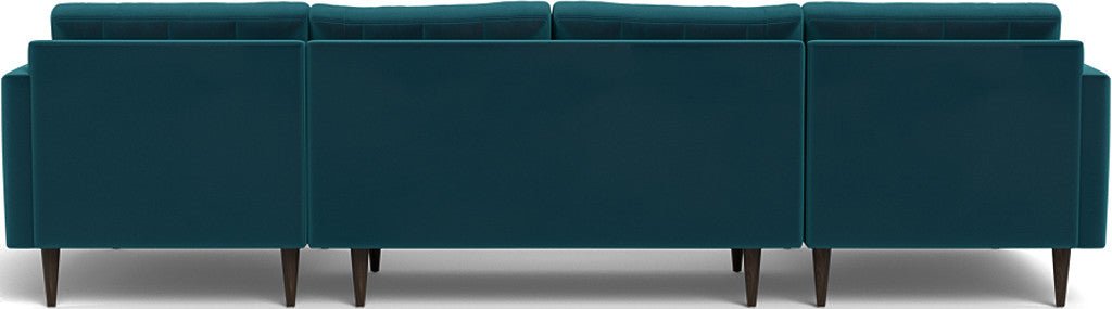 Wallace 126" Double Chaise U Sectional - Superb Peacock