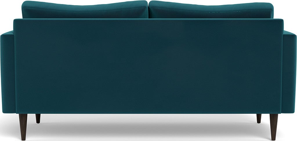 Wallace 74" Untufted Apartment Sofa - Superb Peacock