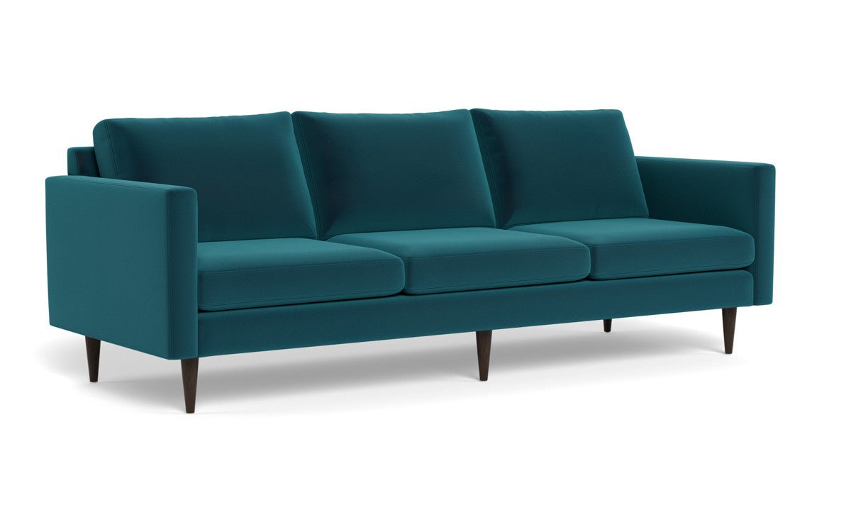 Wallace 98" Untufted Estate Sofa - Superb Peacock