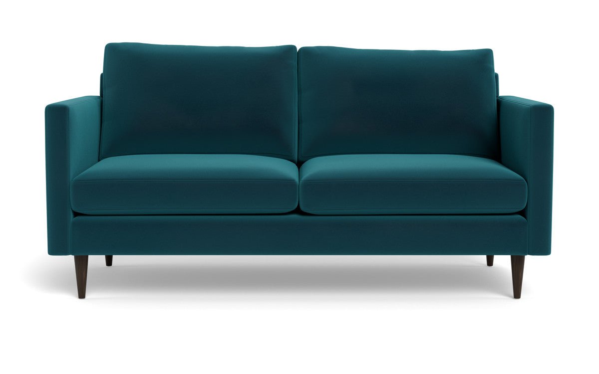 Wallace 69" Untufted Loveseat - Superb Peacock