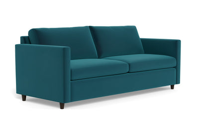 Wallace 74" Untufted Queen Sleeper Sofa - Superb Peacock