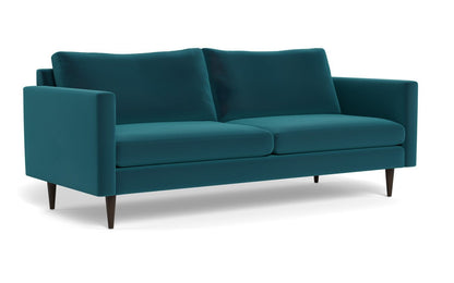 Wallace 85" Untufted Sofa - Superb Peacock