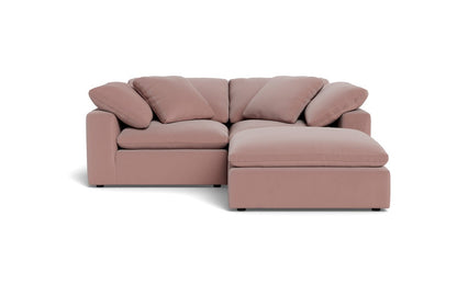 Fluffy 89" 2 Piece Sofa w/Otto - Superb Peony