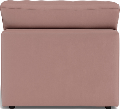 Fluffy Small Armless Chair - Superb Peacock