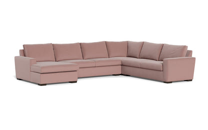 Mesa 156" Corner Sectionals w. Left Chaise - Superb Peony