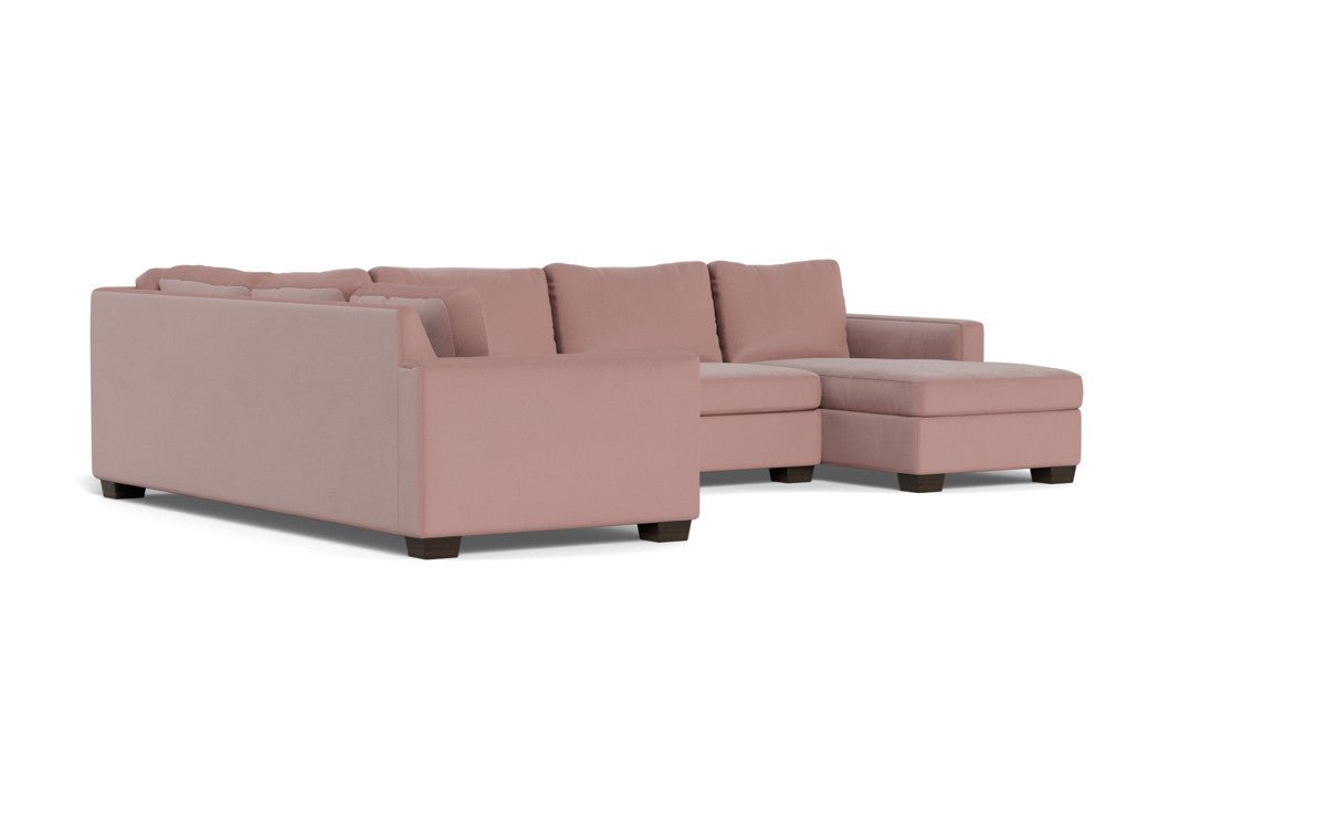 Track 141" Corner Sectionals w. Right Chaise - Superb Peony