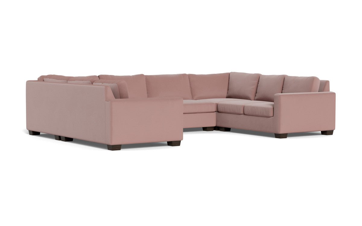 Track 141" Corner Sofa U Sectional - Superb Peony