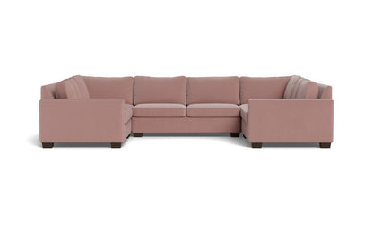 Track 141" Corner Sofa U Sectional - Superb Peony