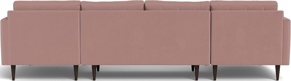 Wallace 126" Double Chaise U Sectional - Superb Peony