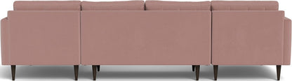 Wallace 126" Double Chaise U Sectional - Superb Peony