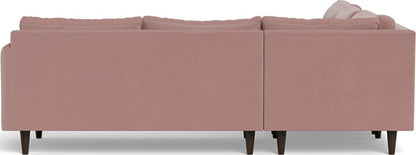 Wallace 102" Untufted Corner Sectional - Superb Peony