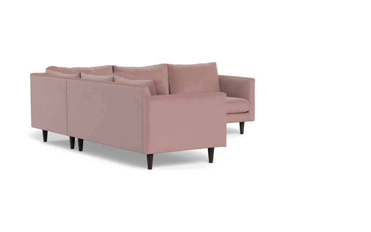 Wallace 102" Untufted Corner Sectional - Superb Peony