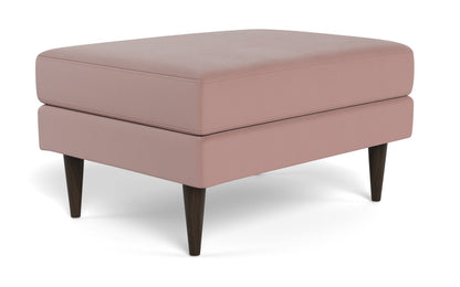 Wallace Untufted Ottoman - Superb Peony
