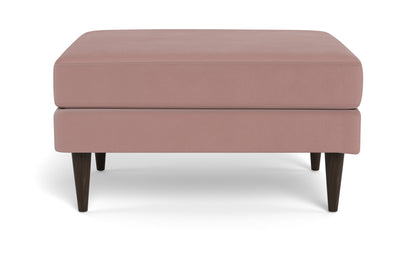 Wallace Untufted Ottoman - Superb Peony