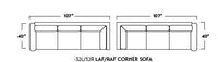 Manor Laf Corner Sofa - Peyton Slate