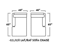 Manor Raf Chaise - Peyton Slate