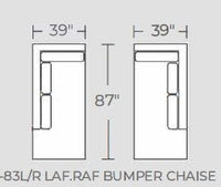 Barton Springs Raf Bumper Chaise -
