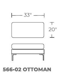 Barton Springs Ottoman -