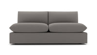 SoCo Armless Sofa - Peyton Slate