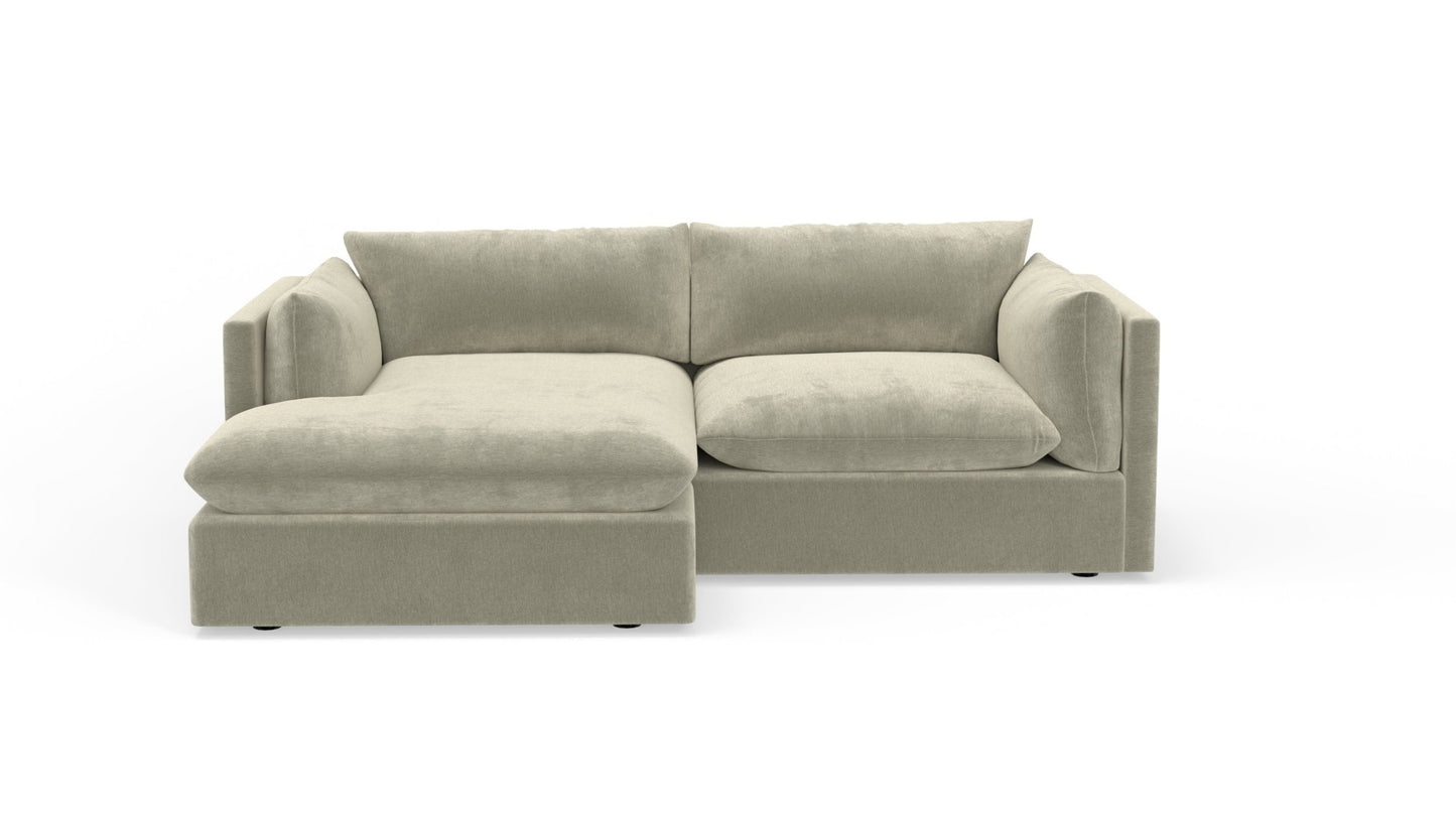 SoCo 95" Reversible Chaise Sofa - Amigo II Sage