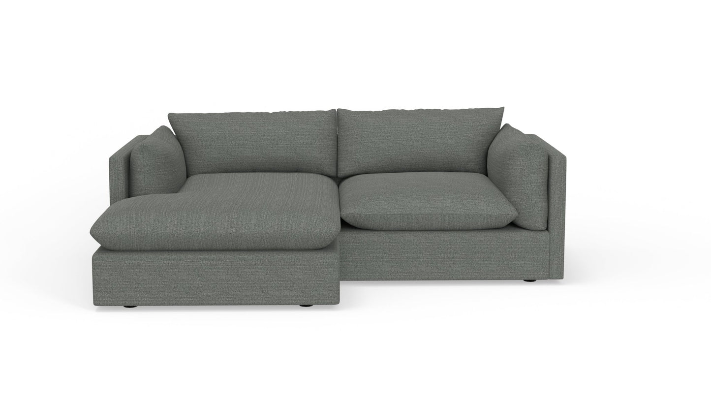 SoCo 95" Reversible Chaise Sofa - Curious Evergreen