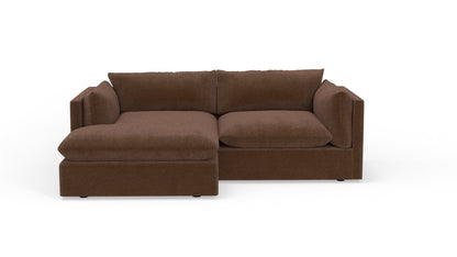 SoCo 95" Reversible Chaise Sofa - Ravina Chocolate