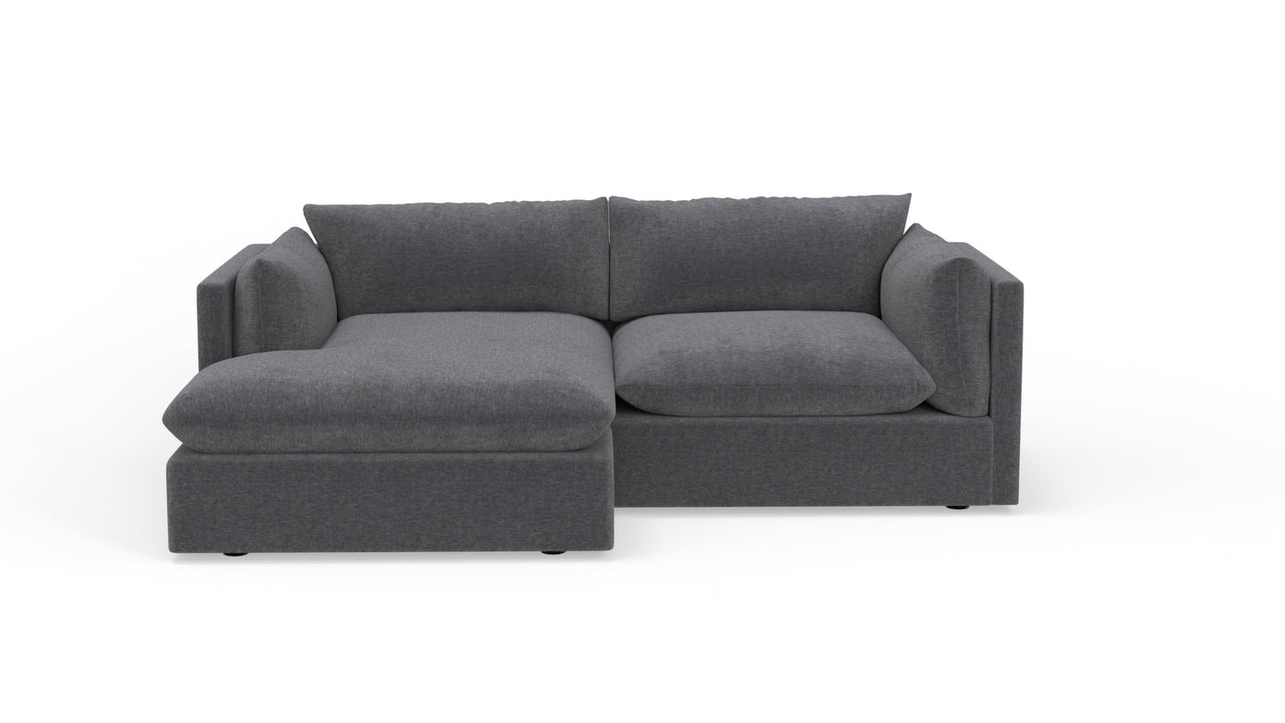 SoCo 95" Reversible Chaise Sofa - Wiley Charcoal
