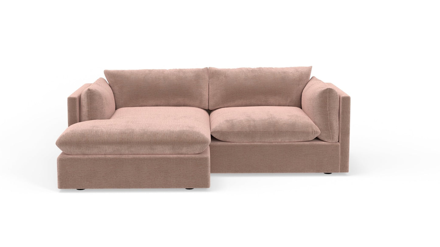 SoCo 95" Reversible Chaise Sofa - Wiley Rosedust