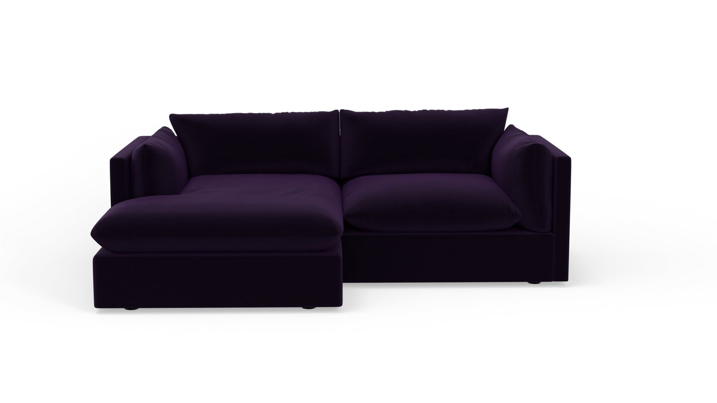 SoCo 95" Reversible Chaise Sofa - Superb Amethyst